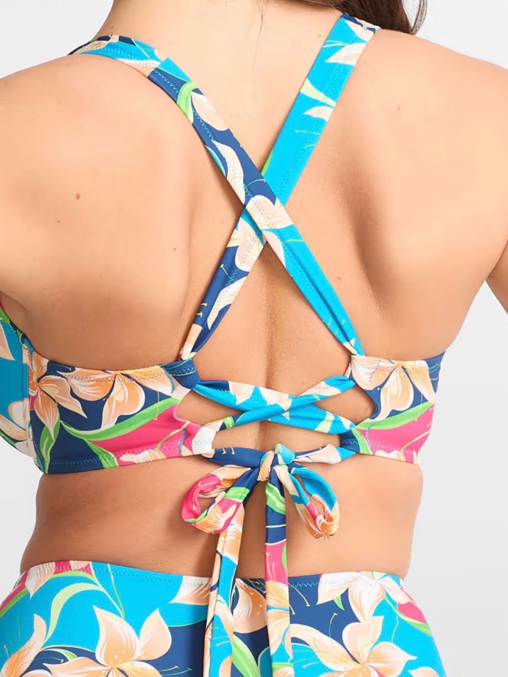 BARE NECESSITIES Underwire Bikini Top in Midnight Floral Size 38G